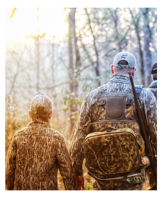 Father and Son Hunters in Alabama Black Belt