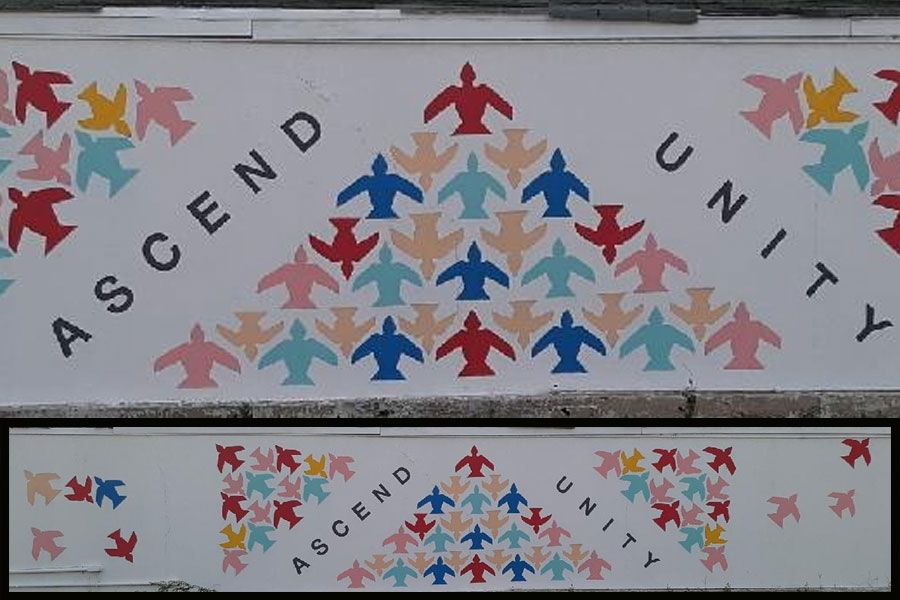 Ascend in Unity Mural in Tuskegee, Alabama