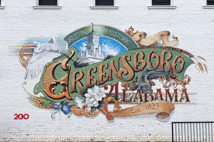 Greetings from Historic Greensboro Mural