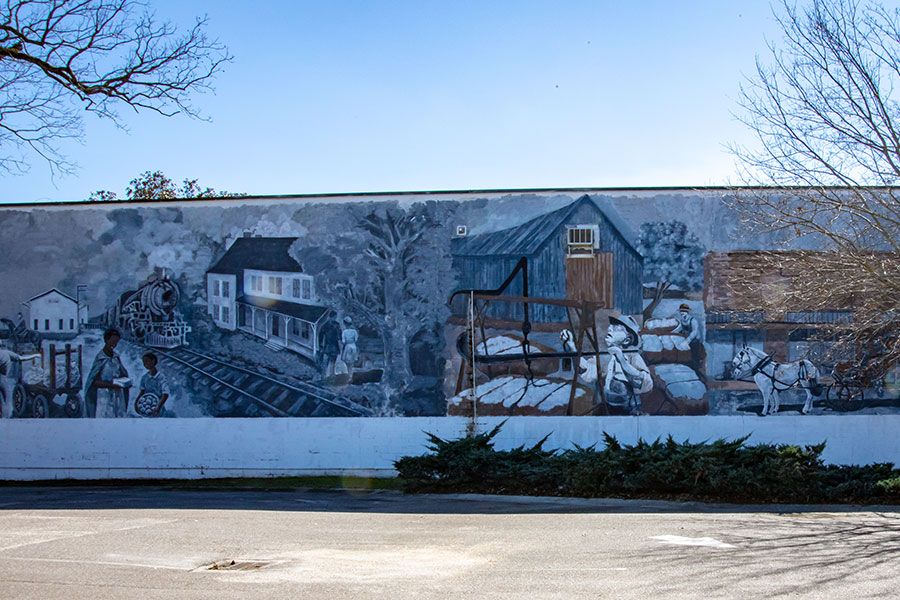 History of Brundidge, Alabama Mural