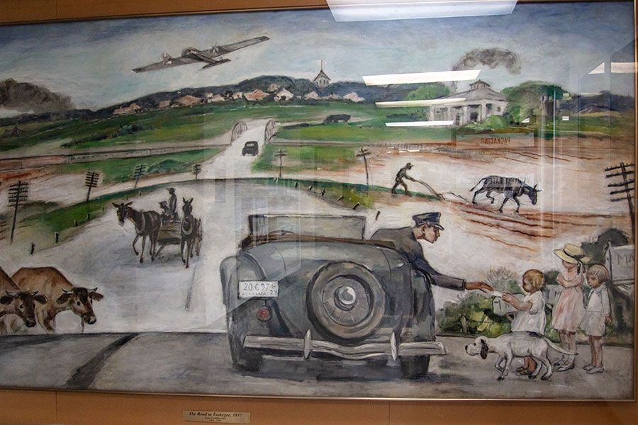 The Road to Tuskegee Mural