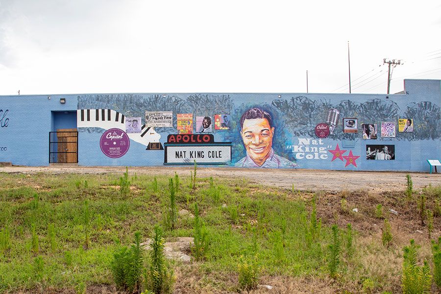 Nat King Cole Unforgettable Mural in Montgomery, AL